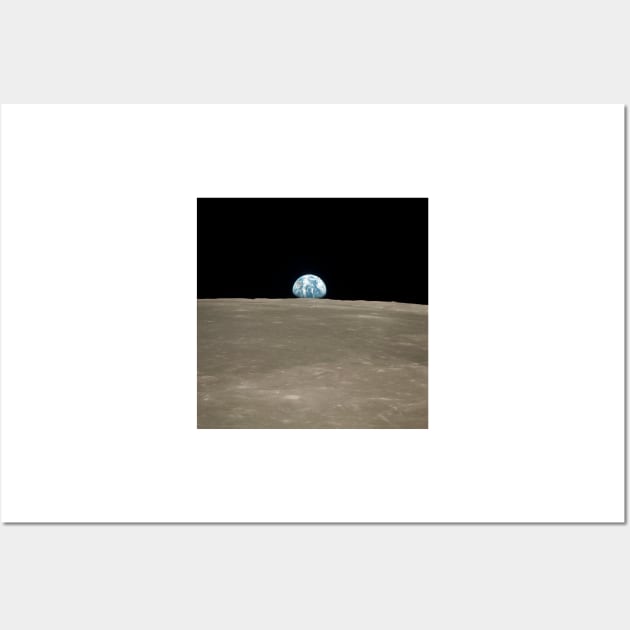 Earthrise over Moon, Apollo 11 (C020/0497) Wall Art by SciencePhoto